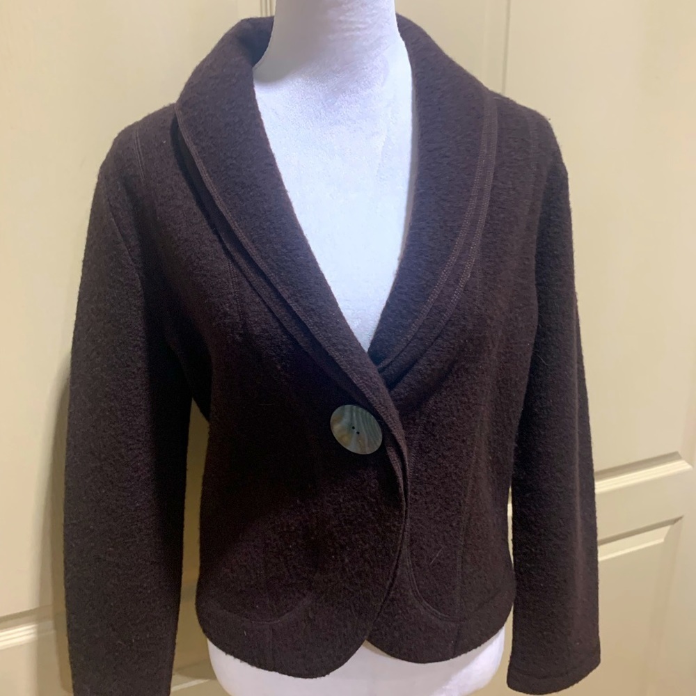 Cambridge Dry Goods 100% Wool Brown Jacket PM
